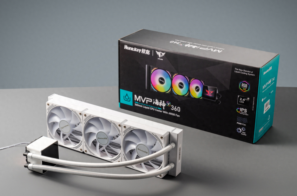 升级IPS屏幕，视觉更炫酷！航嘉MVP海神V360一体式水冷散热器测评