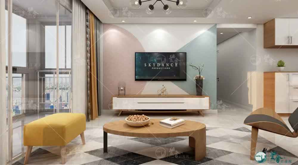 简约耐看的硅藻泥电视墙有哪些