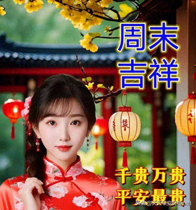 春暖花开最美早安动态表情图片 ，春风送暖清新早安祝福
