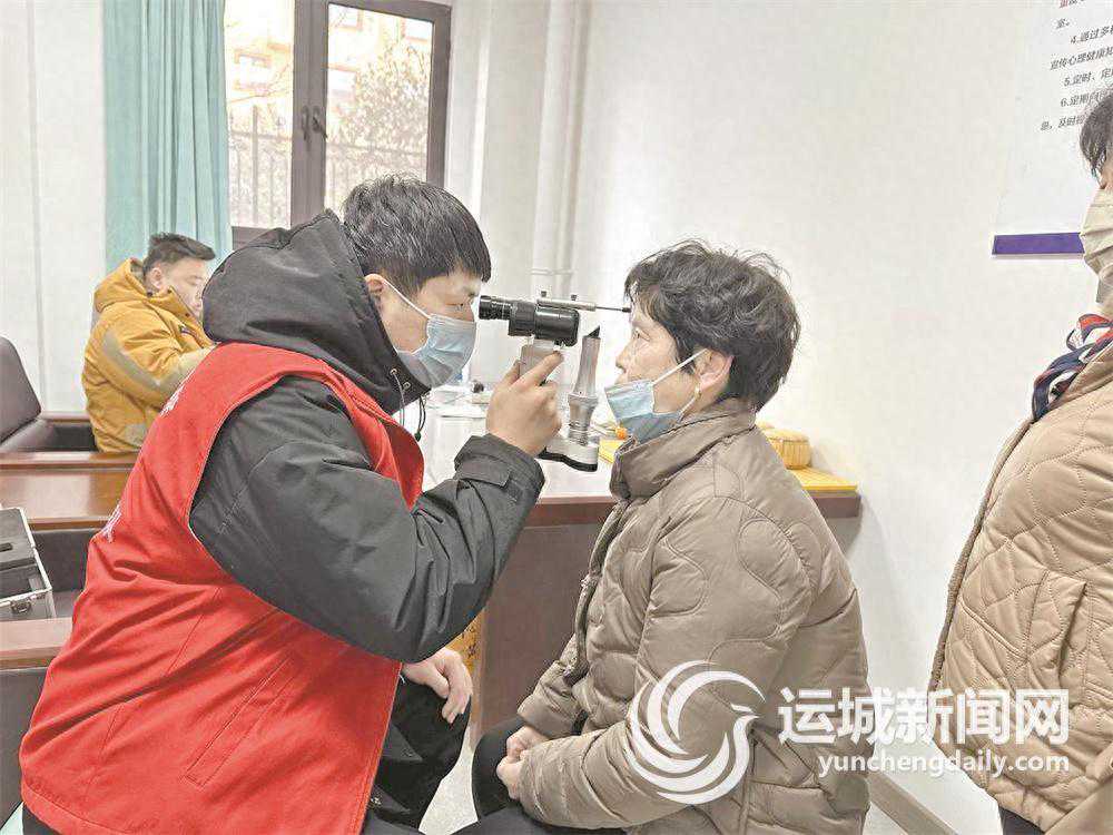 盐湖区站南社区：义诊进社区  服务暖人心